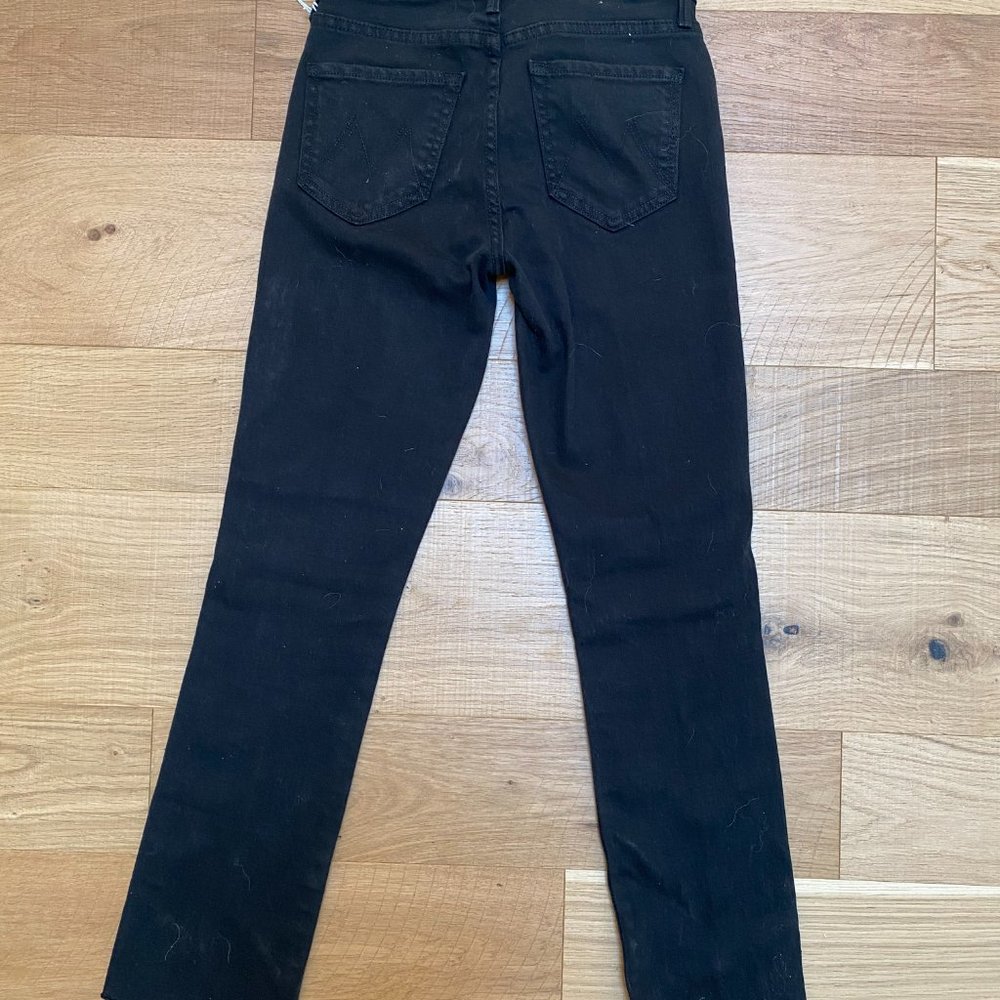 MOTHER - Rascal Ankle Fray 25 Blk - Picture 4 of 6